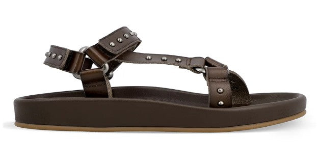 MIA Zaria Gladiator Sandal (Dark Brown)