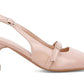 MIA Sauraa Pointed Closed Toe Stiletto Heel (Nude)