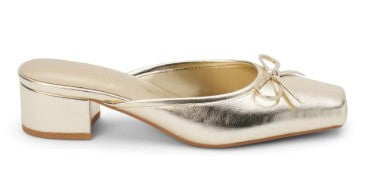 Matisse Geneva Heeled Mule (Gold)