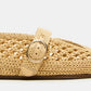 Steve Madden Alara Mary Jane Flat (Natural Raffia)