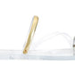 Steve Madden Fuze Jelly Toe Loop Flat Sandal (Clear)