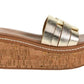 Chinese Laundry Serrena Platform Sandal (Gold Metallic)
