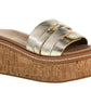 Chinese Laundry Serrena Platform Sandal (Gold Metallic)