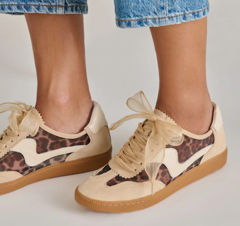 Dolce Vita Notice Mesh Sneaker (Light Leopard Mesh)