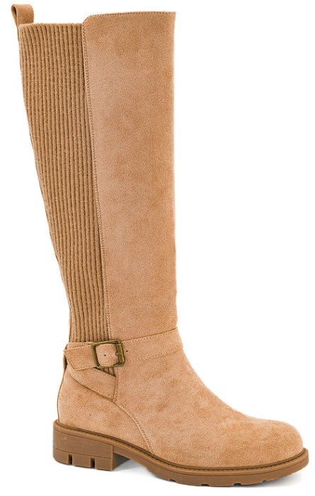 Corkys Hey There Boots (Camel Faux Suede)