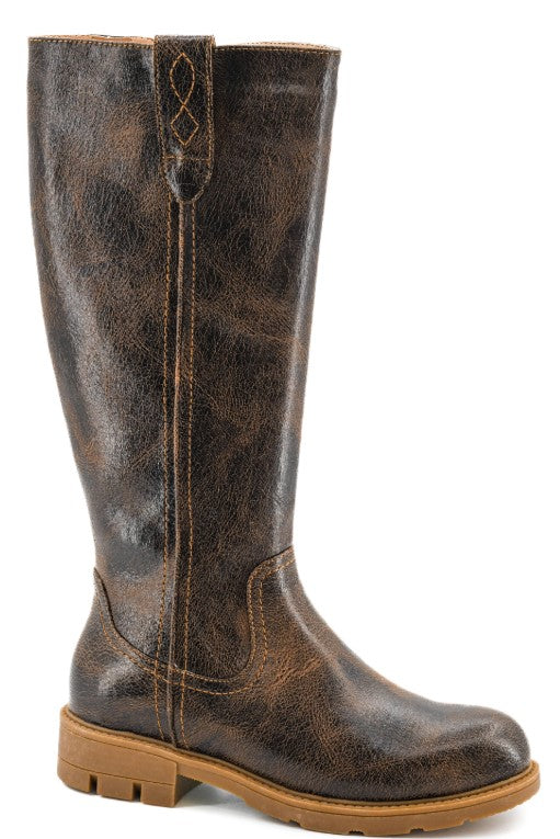 Corkys Gallop Tall Boots (Espresso Crinkle)