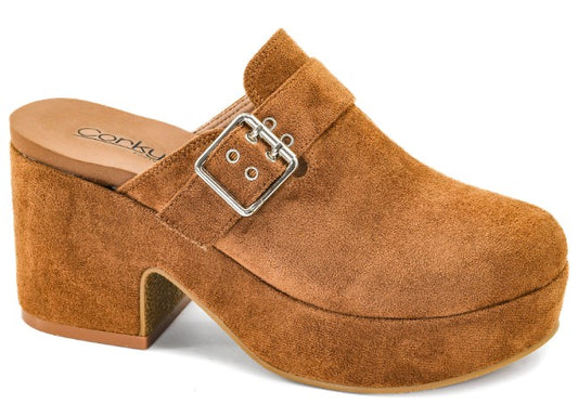 Corkys Tell Me No More Wedges (Tobacco)