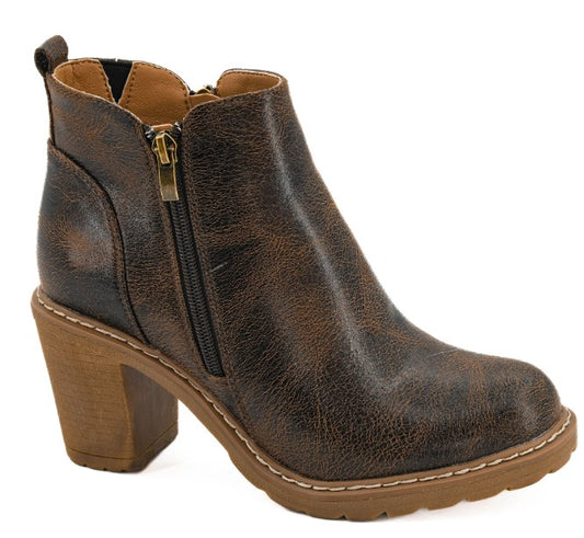 Corkys Rocky Top Ankle Boots (Espresso Crinkle)