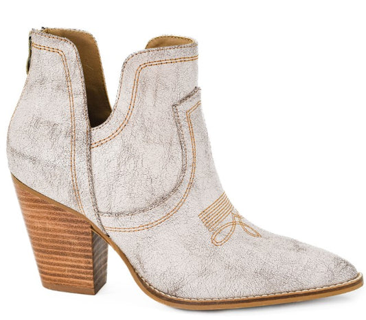 Corkys Smoke Show Boots (Cream Crackle)