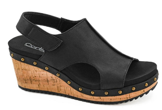 Corkys For Keeps Sake Sandals (Black)