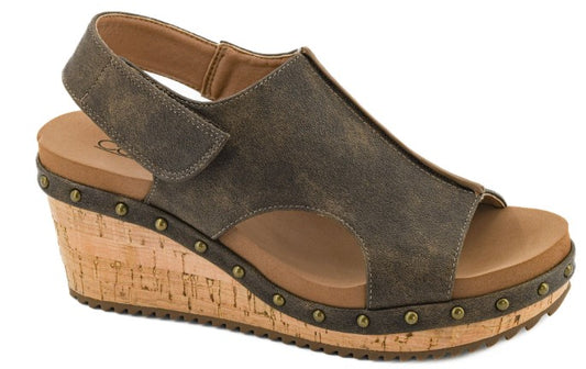 Corkys For Keeps Sake Sandals (Chocolate)