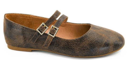 Corkys Own It Ballet Flat (Espresso)