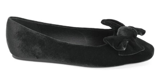 Corkys Sugar Rush Flat (Black Faux Suede)