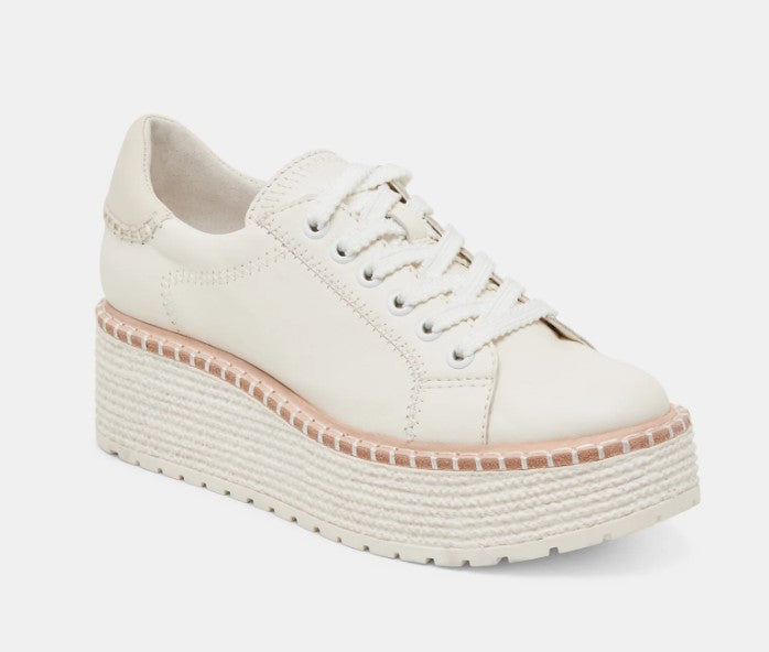 Dolce Vita Twain Sneaker (White Leather)