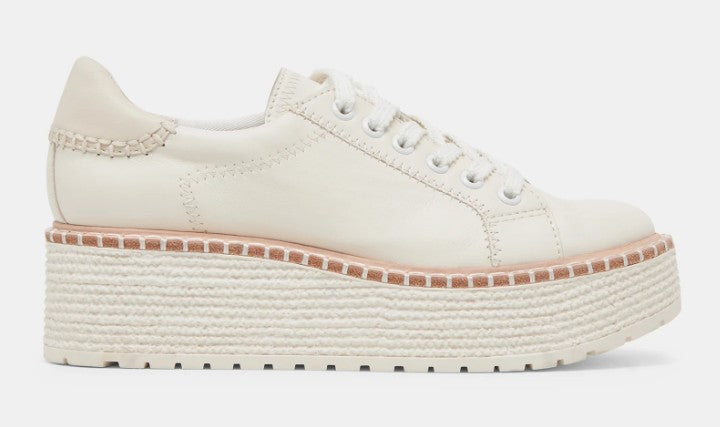 Dolce Vita Twain Sneaker (White Leather)