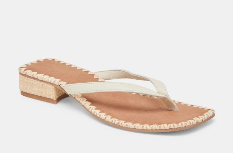 Dolce Vita Barty Sandal (White Leather)