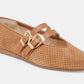 Dolce Vita Baylee Ballet Flat (Pecan Perforated Suede)