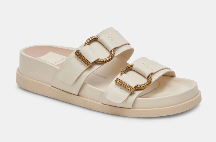Dolce Vita Soya Sandal (White Leather)