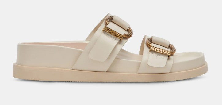 Dolce Vita Soya Sandal (White Leather)