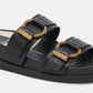 Dolce Vita Soya Sandal (Onyx Leather)