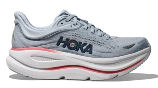Women's Hoka Bondi 9 (Mineral Blue/Washed Blue)