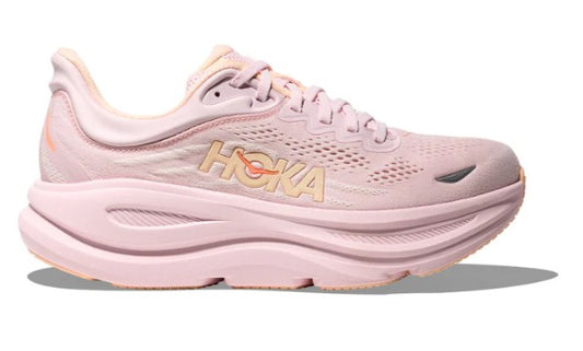 Women's Hoka Bondi 9 (Lilac Cream/Tangerine Glow)