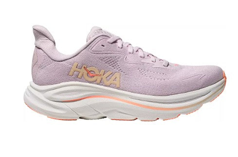 Women's Hoka Clifton 10 (Lilac Cream/Tangerine