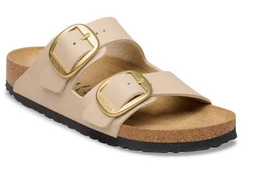 Women's Birkenstock Sandcastle Arizona Big Buckle Birkibuc (Medium/Narrow/Width)