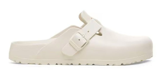 Men's Birkenstock Boston Essentials EVA Clog (Eggshell) (Regular/Wide/Width)