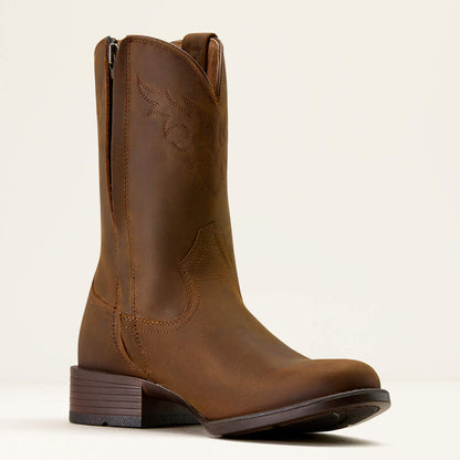 Men's Ariat Sonoro Roper Toe Western Boot (Distressed Brown)