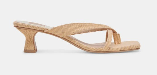 Dolce Vita Brevel Heels (Lt Natural Raffia)