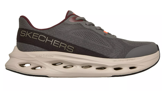 Men's Skechers Max Cushioning Glide-Step (Charcoal)