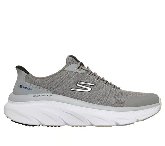 Men's Skechers Slip-ins Relaxed Fit: D'Lux Walker 3.0-Drevven (Gray/Black)