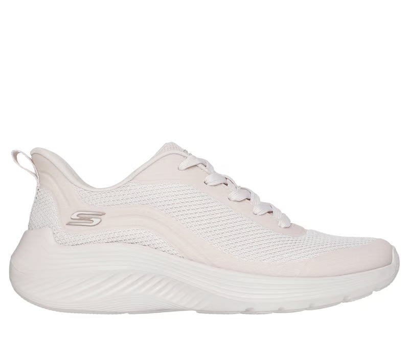 Women's Skechers BOBS Sport Squad Waves-Still Wading (Off White)