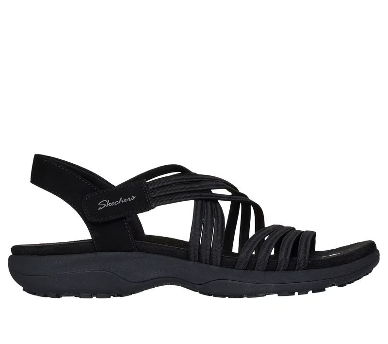 Women's Skechers Reggae Slim-Sunnyside 2.0 Sandal (Black)