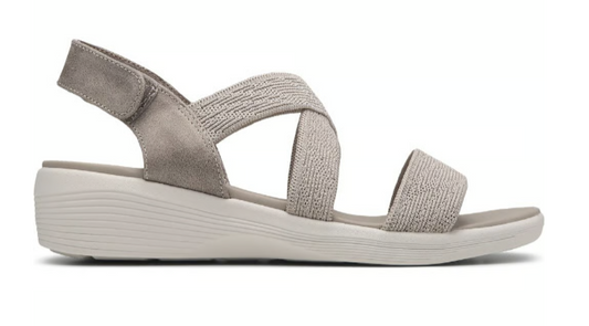 Women's Skechers Arya-Very Mindful Wedge Sandal (Taupe)