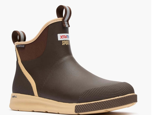 Men's Xtratuf 6" Brown Ankle Deck Sport Boot