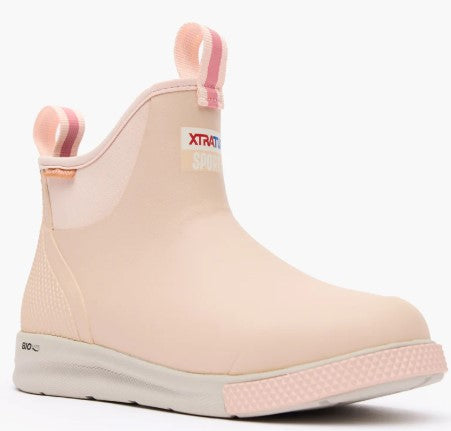 Women's Xtratuf 6" Ankle Deck Boot Sport (Blush Peach)