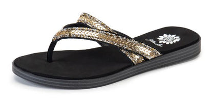 Yellow Box Dina Sandal (Black)