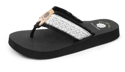 Yellow Box Nara Flip Flop (Black)
