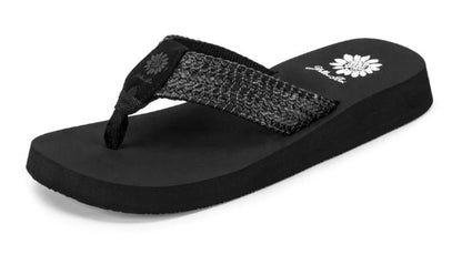 Yellow Box Faldi Flip Flop (Black)