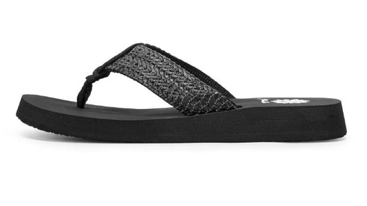 Yellow Box Faldi Flip Flop (Black)