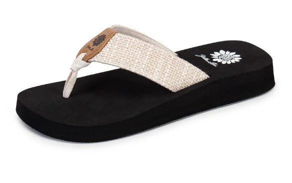 Yellow Box Frayz Flip Flop (Ivory)