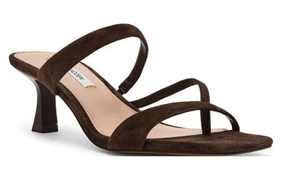 Steve Madden Brown Suede AJAY Strappy Sandals