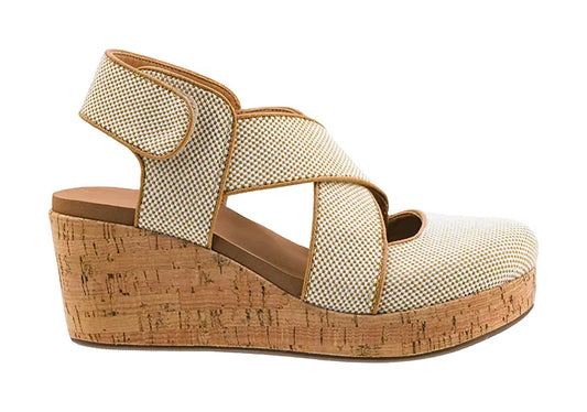 Corkys Case Closed Wedge (Caramel Combo)