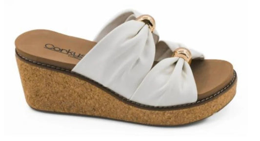 Corkys Miss Understood Wedge (Ivory)