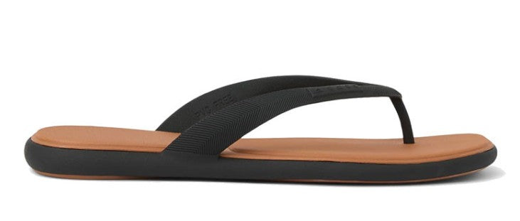 Women's Reef Black/Tan Water Willow Malibu Flip Flop