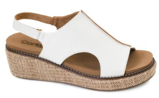 Corkys Volta II Wedge (White)