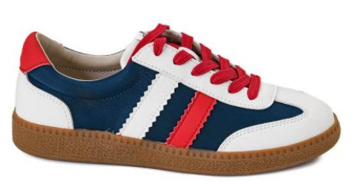 Corkys Heads Up Sneaker (Red/White/Blue)