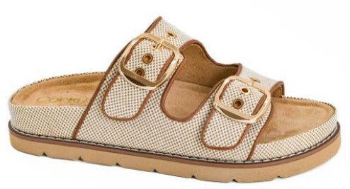 Corkys She's Spicy Sandal (Cognac)